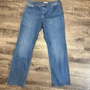 Levi’s 512 Jeans Women’s 32 Blue Perfectly Slimming Straight Leg